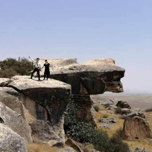 Gobustan rocks, Azerbaijan