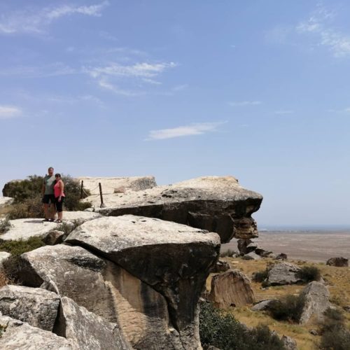 Gobustan rocks, Azerbaijan